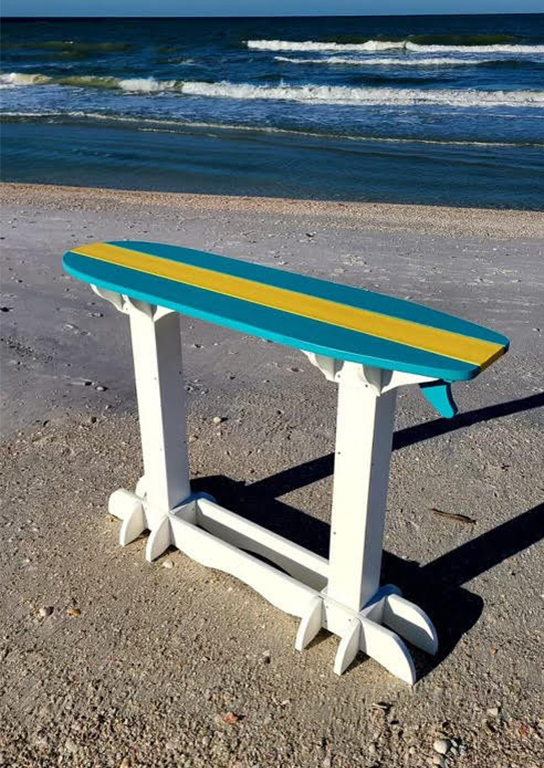 Island Time Surfboard Table